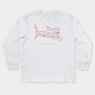 Jaguar Shark Kids Long Sleeve T-Shirt